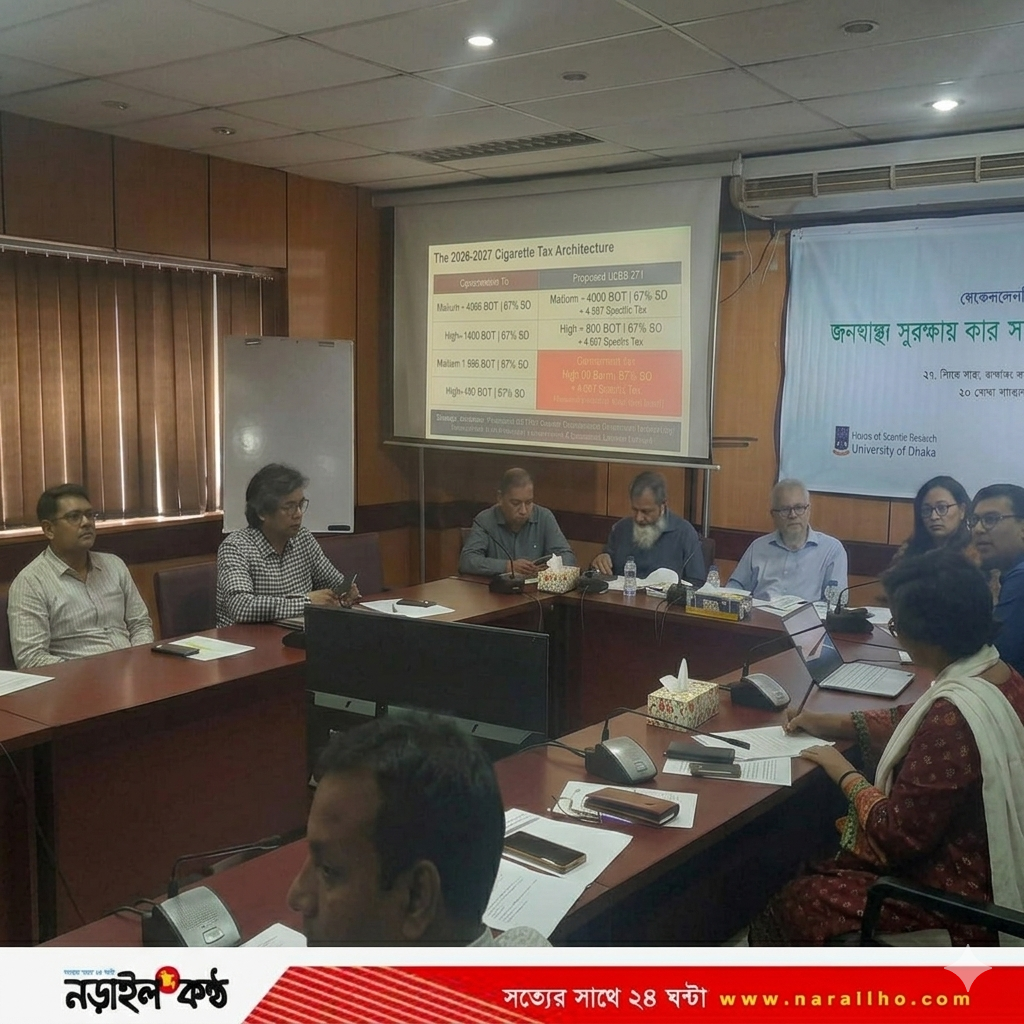 জাতীয় বাজেটে তামাক কর বাড়িয়ে জনস্বাস্থ্য সুরক্ষার দাবি