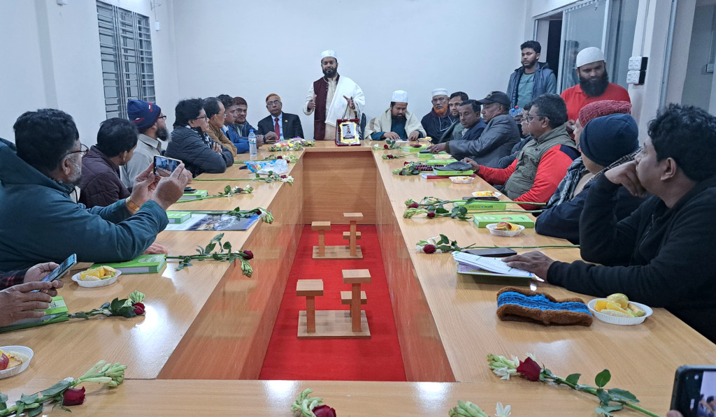 নড়াইল প্রেসক্লাবের এডহক কমিটির সাথে জামায়াতের মতবিনিময়