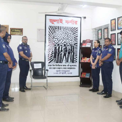 ট্রাফিক অ্যান্ড ড্রাইভিং স্কুলে “জুলাই কর্ণার” উদ্বোধন