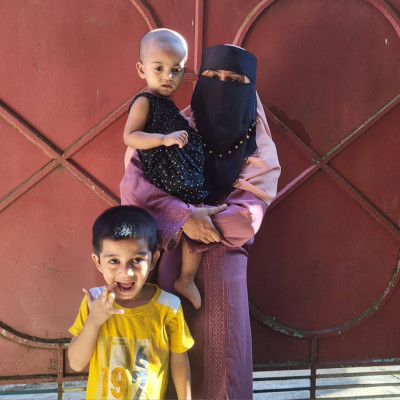 দুই শিশু সন্তান নিয়ে সুনামগঞ্জে মানবেতর জীবন  কাটাচ্ছেন ওয়াকিরা