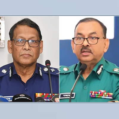 খালেদা জিয়াকে দেখতে হাসপাতালে আইজিপি ও ডিএমপি কমিশনার