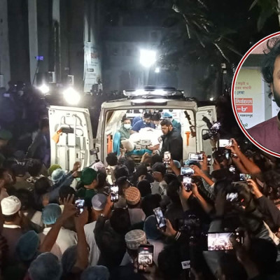 ডান দিক থেকে গুলি ঢুকে বাম পাশ দিয়ে বের হয়, অংশবিশেষ এখনো হাদির ব্রেনে