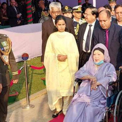 সেনাকুঞ্জে খালেদা জিয়া