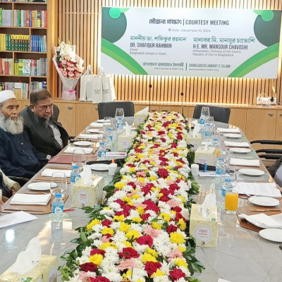 জামায়াতের আমিরের সঙ্গে ইরানের রাষ্ট্রদূতের সাক্ষাৎ