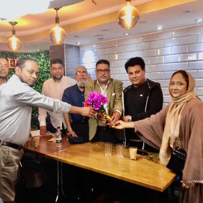 বিকল্প শ্রমজীবীধারার সভাপতি আইনুল হক লন্ডনে সংবর্ধিত