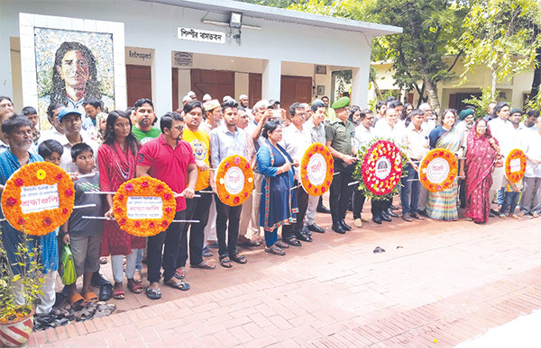 নড়াইলে চিত্রশিল্পী সুলতানের জন্মশতবর্ষ পালিত