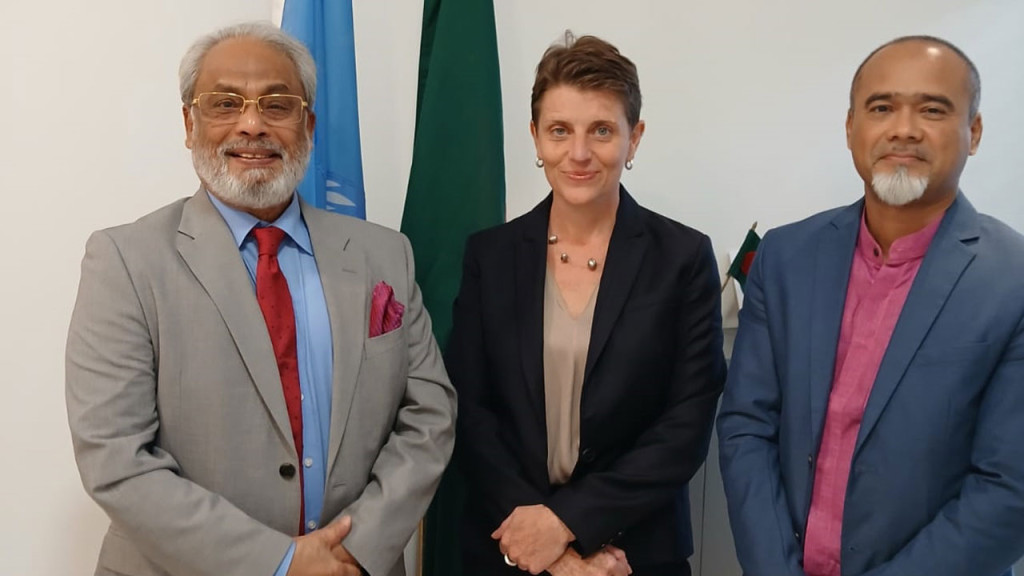 জাতিসংঘের স্থানীয় প্রতিনিধির সঙ্গে জাপা চেয়ারম্যানের সাক্ষাৎ