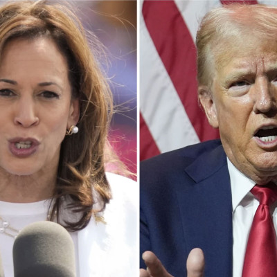 ট্রাম্পের শক্ত ঘাঁটিতে জনমত জরিপে এগিয়ে গেলেন কমালা