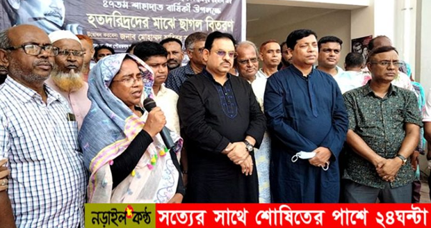 বঙ্গবন্ধুর ৪৭তম শাহাদতবার্ষিকী উপলক্ষে নড়াইল পৌর মেয়রের ব্যতিক্রমি আয়োজন