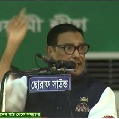 মির্জা ফখরুলকে আজরাইল আসর করেছে : ওবায়দুল কাদের