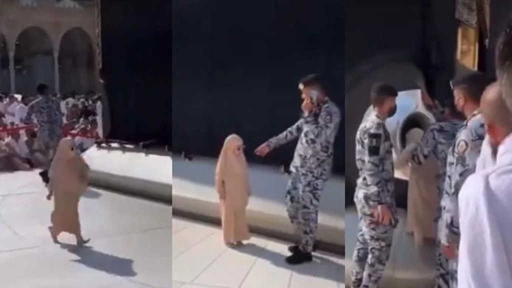 দৌড়ে গিয়ে কাবায় চুমু দিলো শিশু