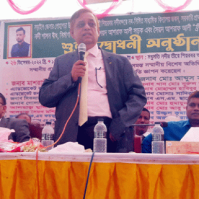 নড়াইলে নদী শাসন ও স্কুল ভবনসহ বিভিন্ন উন্নয়ন কাজের উদ্বোধন