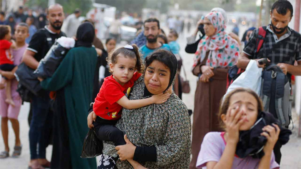 ১১ লাখ গাজাবাসীকে এলাকা ত্যাগের আল্টিমেটাম ইসরায়েলের