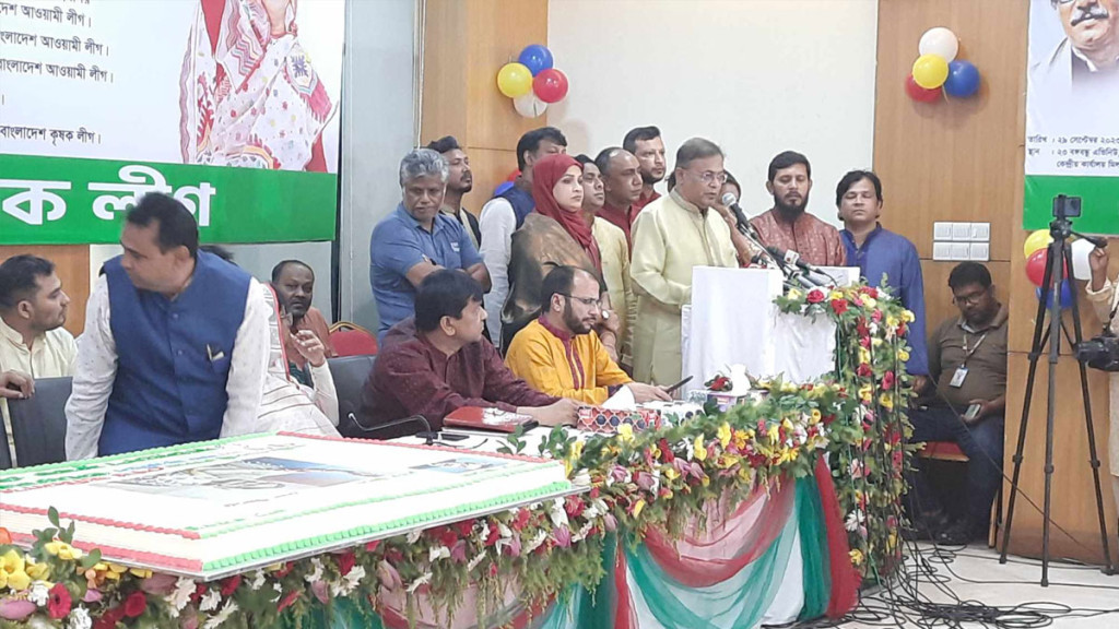 বিএনপি-জামায়াত ছাগলের তিন নম্বর বাচ্চা : হাছান মাহমুদ