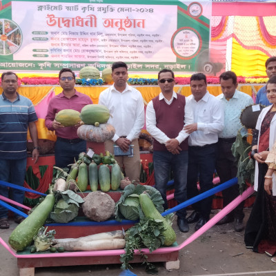 নড়াইলে ক্লাইমেট স্মার্ট কৃষি প্রযুক্তি মেলার উদ্বোধন