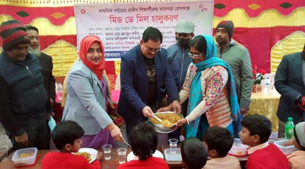 নড়াইলে মিড ডে মিল চালু