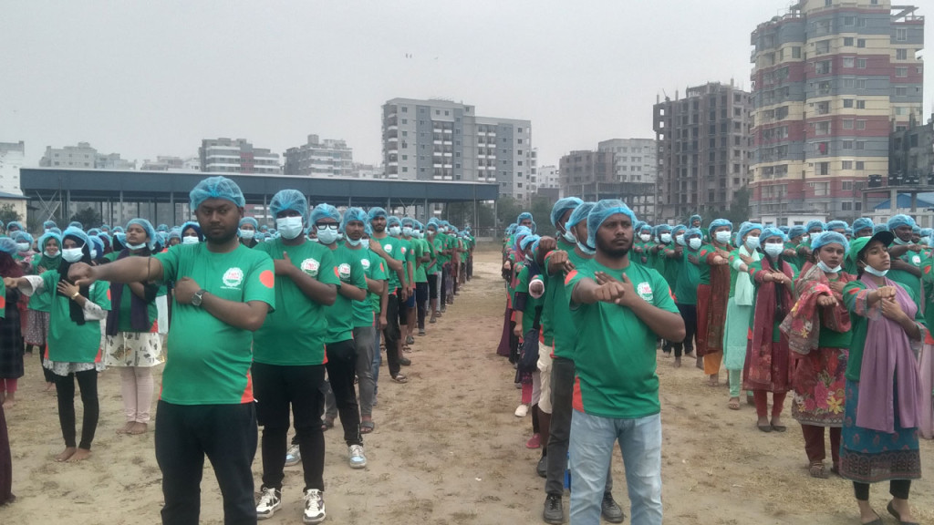 খাল পরিষ্কারের আগে শপথ নিলেন ১৫ শতাধিক স্বেচ্ছাসেবী