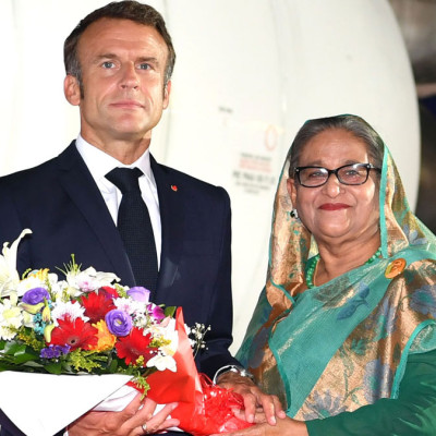 হাসিনা-ম্যাক্রোঁ বৈঠক আজ : আলোচনা হতে পারে যে বিষয়গুলোতে