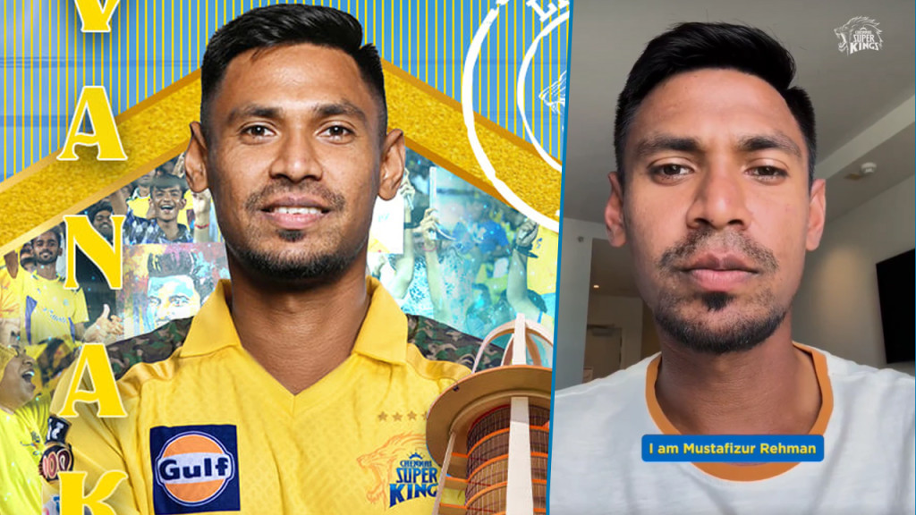 চেন্নাইকে কৃতজ্ঞতা জানিয়ে মুস্তাফিজের বার্তা