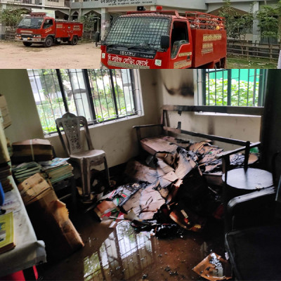 নড়াইল সদরে ঈদের দিনে এফডাব্লিউসিতে আগুন!