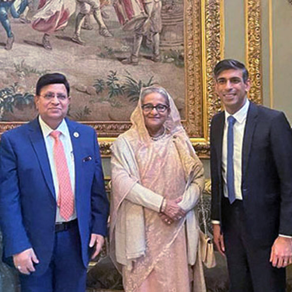 আপনি আমাদের অনুপ্রেরণা : শেখ হাসিনাকে ঋষি সুনাক