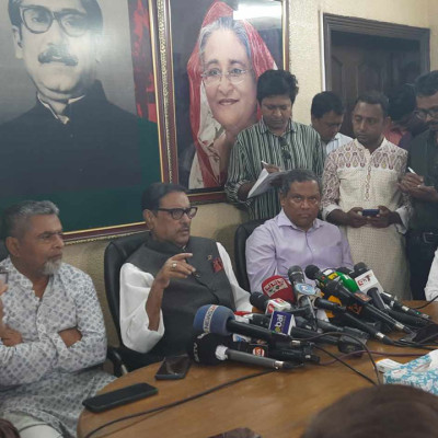 নেতাকর্মীদের মণ্ডপ পাহারা দিতে বললেন ওবায়দুল কাদের