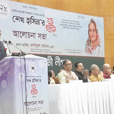 তত্ত্বাবধায়ক এখন মরা লাশ : ওবায়দুল কাদের