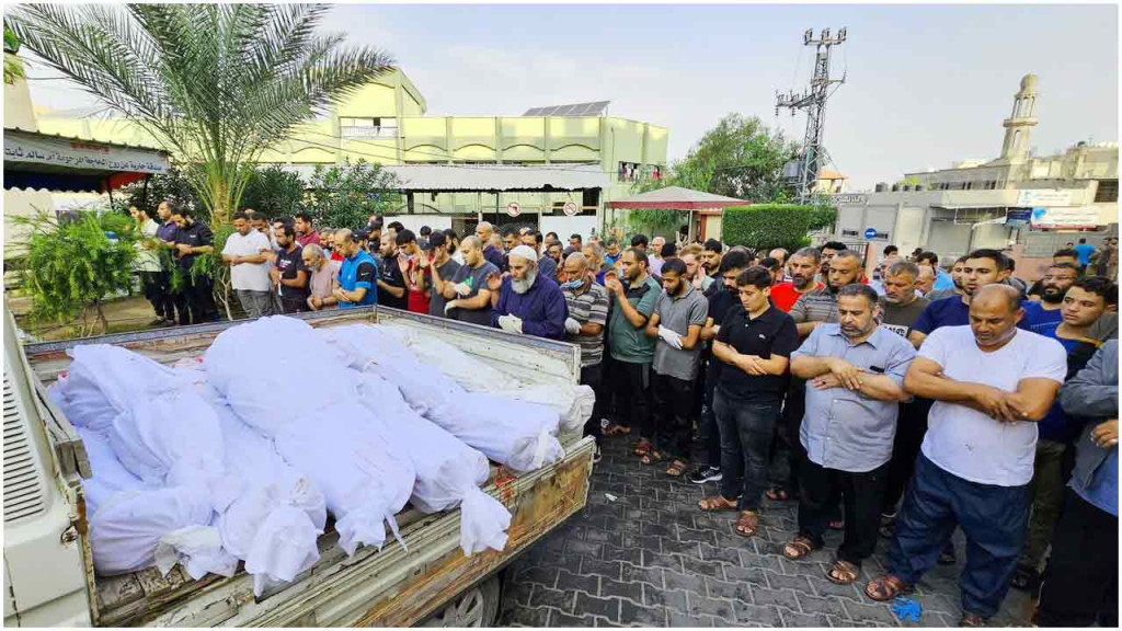 গাজায় নিহত ফিলিস্তিনির সংখ্যা ৭ হাজার ছাড়িয়েছে