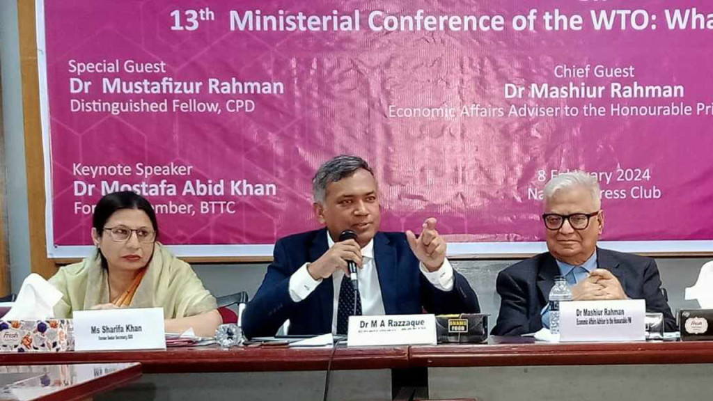 বিশ্ব বাণিজ্যে সুবিধা পেতে এখনই প্রস্তুতি নিতে হবে