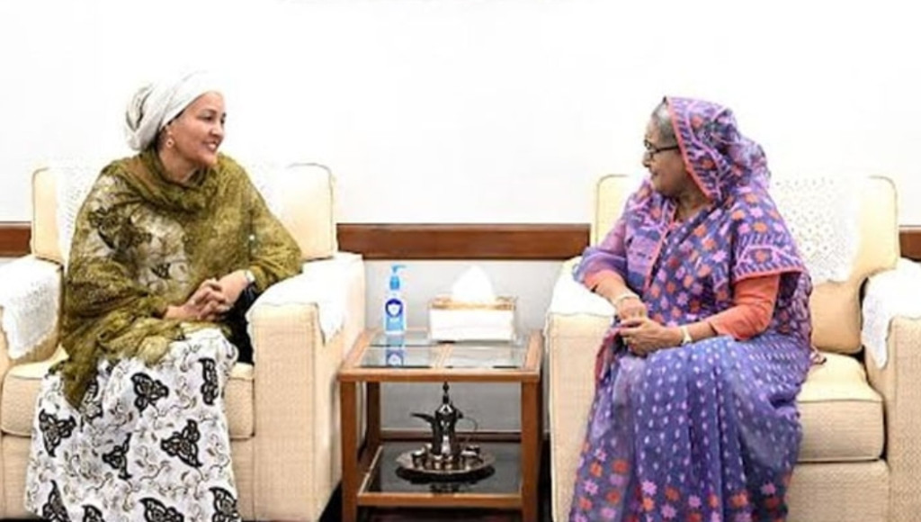 প্রধানমন্ত্রীর সঙ্গে জাতিসংঘের উপমহাসচিবের সাক্ষাৎ