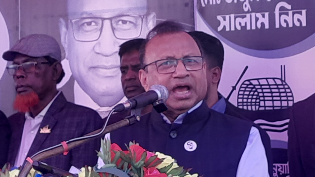 ভোট দেওয়ার জন্য মানুষ উদগ্রীব হয়ে আছে : তাজুল ইসলাম