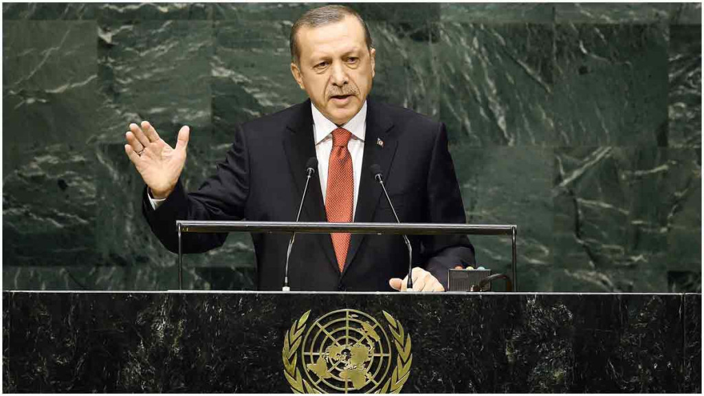 জাতিসংঘে আবার কাশ্মির নিয়ে কথা বললেন এরদোয়ান